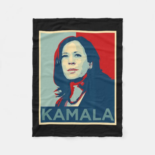 Couverture Polaire Kamala Harris Je parle Citation Joe Biden 2020 (Devant)