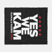 Couverture Polaire Kamala Harris Oui Nous Kam pour le président améri (Devant (Horizontal))