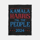 Couverture Polaire Kamala Harris Pour L'Élection 2024 Du Peuple (Devant)