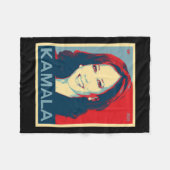 Couverture Polaire Kamala Harris Pour Vice-Présidente 2020 (Devant (Horizontal))