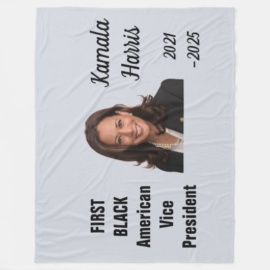 Couverture Polaire KAMALA HARRIS Throw Blanket (Devant)