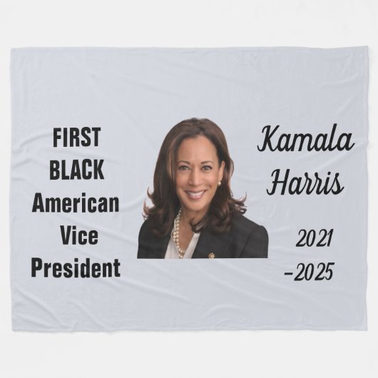 Couverture Polaire KAMALA HARRIS Throw Blanket (Devant (Horizontal))