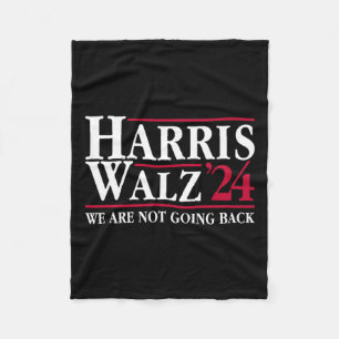 Couverture Polaire Kamala Harris Tim Walz Vp Nous Ne Reviendrons Pas