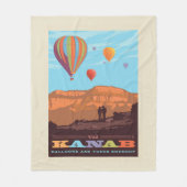 Couverture Polaire Kanab, Utah | Ballons Et Roundup De Tunes (Devant)