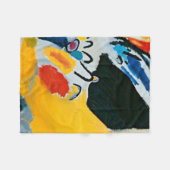 Couverture Polaire Kandinski Impression III Concert Peinture Abstrait (Devant (Horizontal))