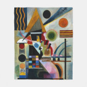 Couverture Polaire Kandinsky - Balayage, célèbre peinture, (Devant)