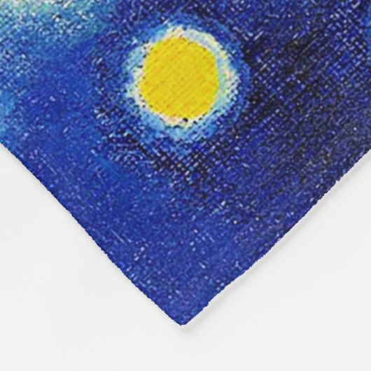 Couverture Polaire Kandinsky - Peinture Bleue, (Coin)