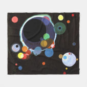 Couverture Polaire Kandinsky - Plusieurs cercles (Devant (Horizontal))