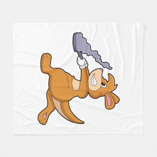 Couverture Polaire Kangaroo as Cook (Devant (Horizontal))