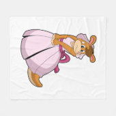 Couverture Polaire Kangaroo comme mariée avec robe Mariage (Devant (Horizontal))