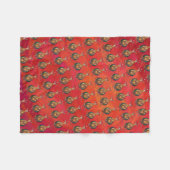 Couverture Polaire Kangaroo Xmas En Rouge (Devant (Horizontal))