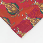 Couverture Polaire Kangaroo Xmas En Rouge (Coin)