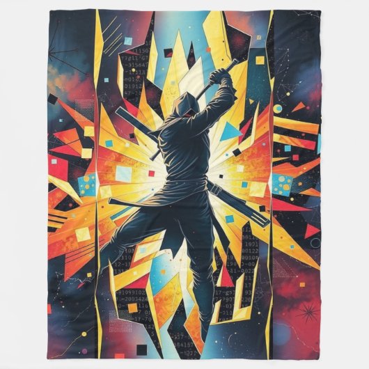 Couverture Polaire Kapow Super Hero (Devant)
