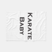Couverture Polaire Karate bébé T Shirt (Devant (Horizontal))