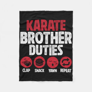 Couverture Polaire Karate Brother Duties Karate Bro