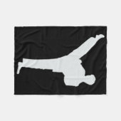 Couverture Polaire Karate des arts martiaux (Devant (Horizontal))