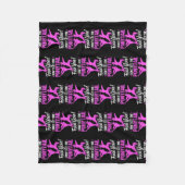 Couverture Polaire Karate Female Ne laissez pas les filles Karate  (Devant)