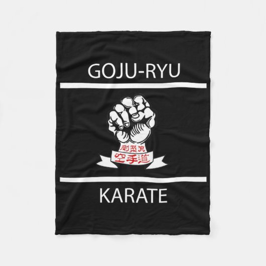 Couverture Polaire Karate Goju-ryu (Devant)