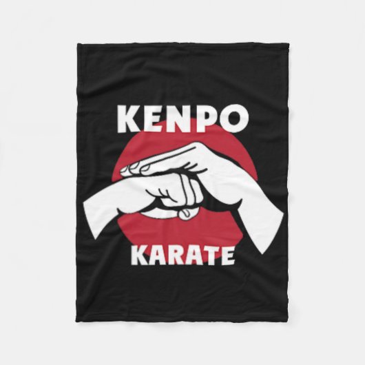 Couverture Polaire Karate Kenpo 1 (Devant)