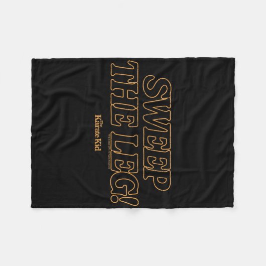 Couverture Polaire Karate Kid - Balayer La Jambe (Devant (Horizontal))