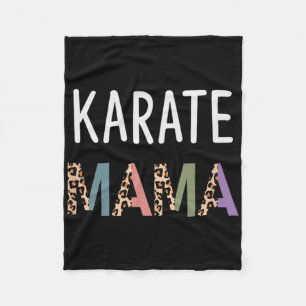 Couverture Polaire Karate Mama Martial Art Women Cadeau - Funny Karat