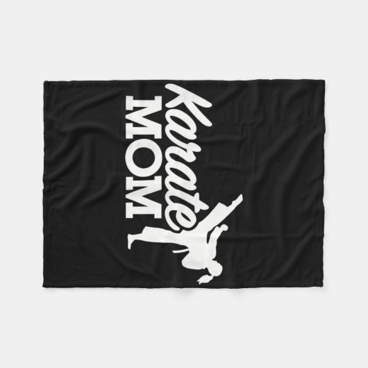 Couverture Polaire Karate Maman (Devant (Horizontal))