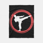 Couverture Polaire Karate Martial Arts Essence (Devant)