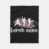 Couverture Polaire Karate Nana Leopard Karate Nana Grandma (Devant)
