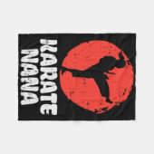 Couverture Polaire Karate Nana Ponytail Kick Arts Martials Japonais G (Devant (Horizontal))