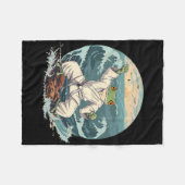 Couverture Polaire Karate Toad Taekwondo Beach Sunset Martial Arts To (Devant (Horizontal))