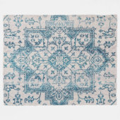 Couverture Polaire Kashan Poshti Central Persian Ruban Print (Devant (Horizontal))