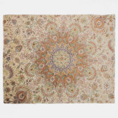 Couverture Polaire Kashan Poshti Central Persian Ruban Print (Devant (Horizontal))