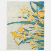 Couverture Polaire Katsushika Hokusai - Grasshopper et Iris (Devant)