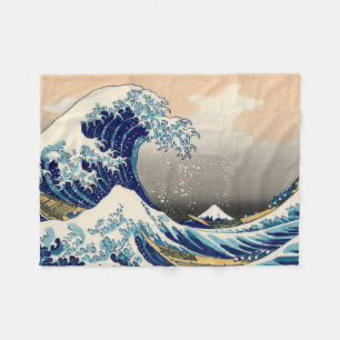 Couverture Polaire KATSUSHIKA HOKUSAI - La grande vague outre de