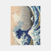 Couverture Polaire KATSUSHIKA HOKUSAI - La grande vague outre de (Devant)