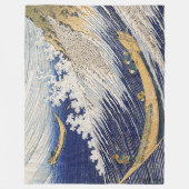Couverture Polaire Katsushika Hokusai. vagues (Devant)