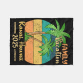 Couverture Polaire Kauai Hawaii Beach Famille Vacances 2025 Été (Devant (Horizontal))