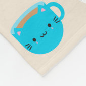 Couverture Polaire Kawaii Cats Cup de Thé (Coin)