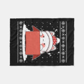 Couverture Polaire Kawaii Chat Dans Une Boîte Noël Mignonne Anime Ado (Devant (Horizontal))