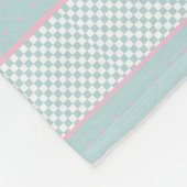 Couverture Polaire Kawaii chaton et arc-en-ciel si mignon (Coin)