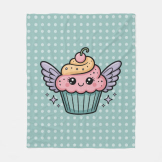 Couverture Polaire Kawaii Cupcake