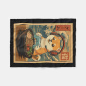 Couverture Polaire Kawaii Japanese Ramen Dog Retro Gaming Shirts For  (Devant (Horizontal))