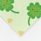 Couverture Polaire Kawaii Lucky Clover (Coin)