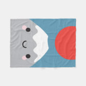 Couverture Polaire Kawaii Mt Fuji San (Devant (Horizontal))