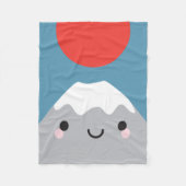 Couverture Polaire Kawaii Mt Fuji San (Devant)