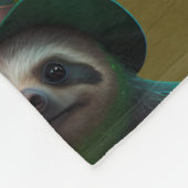 Couverture Polaire Kawaii paresse. Funny Irish Leprechaun. Saint Patr (Coin)