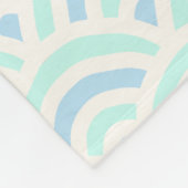 Couverture Polaire Kawaii Pastel Japanese Seigaiha Pattern (Coin)