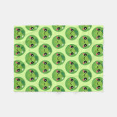 Couverture Polaire Kawaii Pea (Devant (Horizontal))