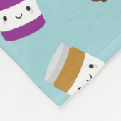 Couverture Polaire Kawaii Peanut Butter & Jelly Sandwich Couple (Coin)
