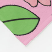 Couverture Polaire Kawaii Red Cherry Vibes Cute Girly Aesthetic (Coin)